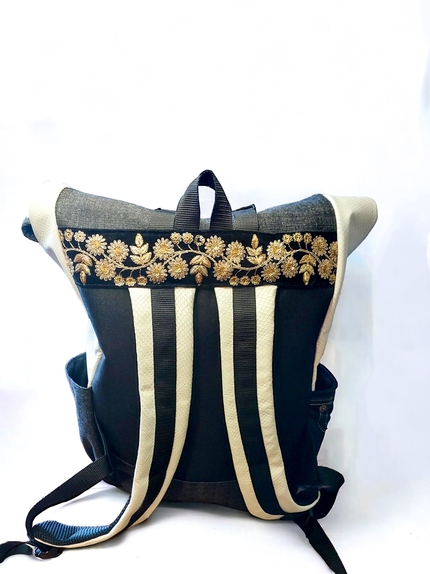 Mochila Roll Top White