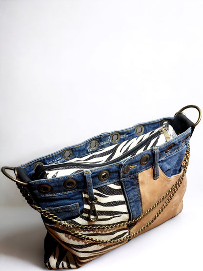 Bolso Toscano Duo Cebra