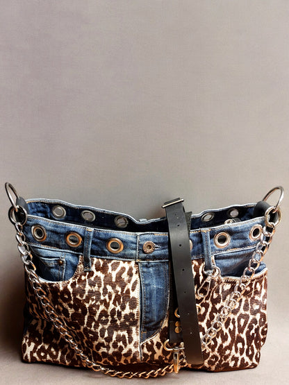 Bolso Toscano Print Pelo