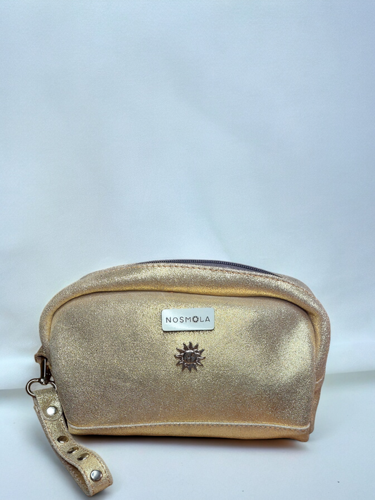 Neceser de Cuero Gold
