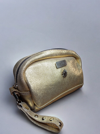 Neceser de Cuero Gold