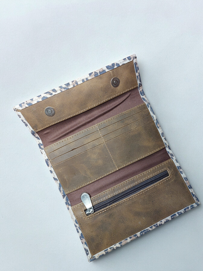 Billetera de Cuero Print