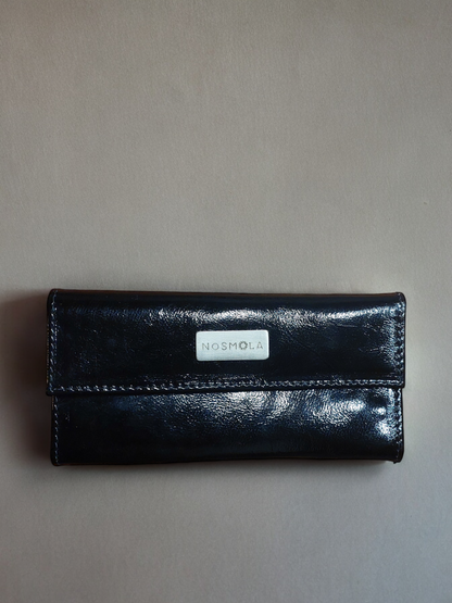 Billetera de cuero Black