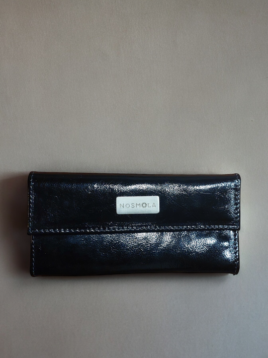 Billetera de cuero Black