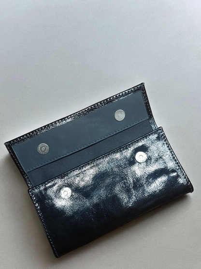 Billetera de cuero Black