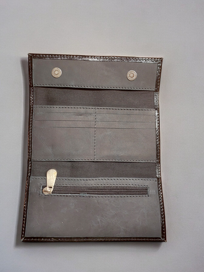 Billetera de cuero Black