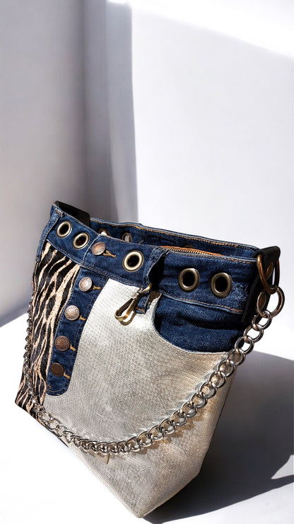 Bolso Toscano Duo Plata