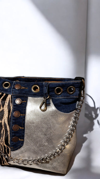 Bolso Toscano Duo Plata