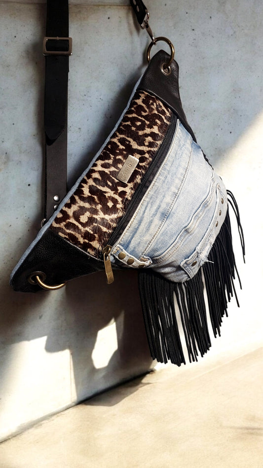 Maxi Banano Print Denim