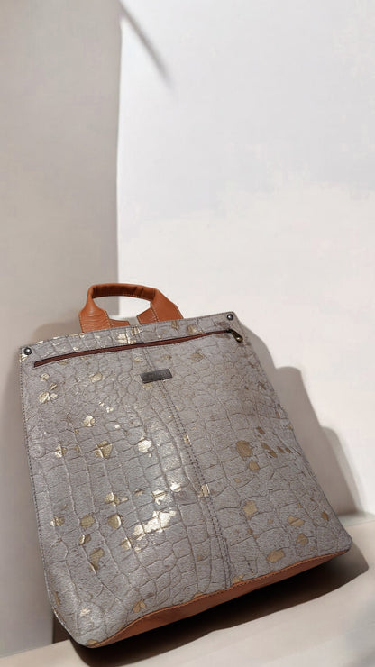 Mochila Florencia Nude Cuero