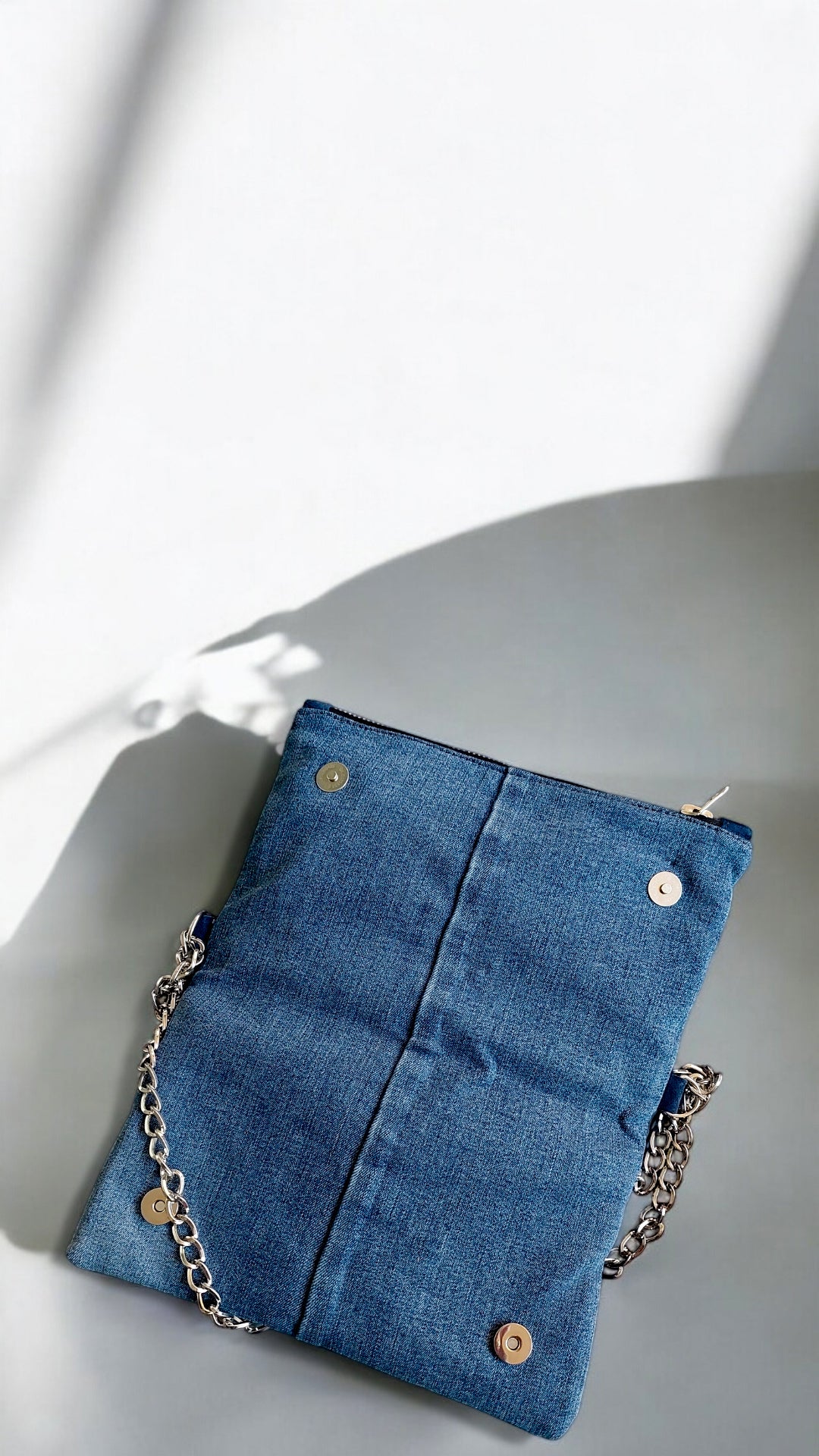 Clutch Cuero Queen Blue