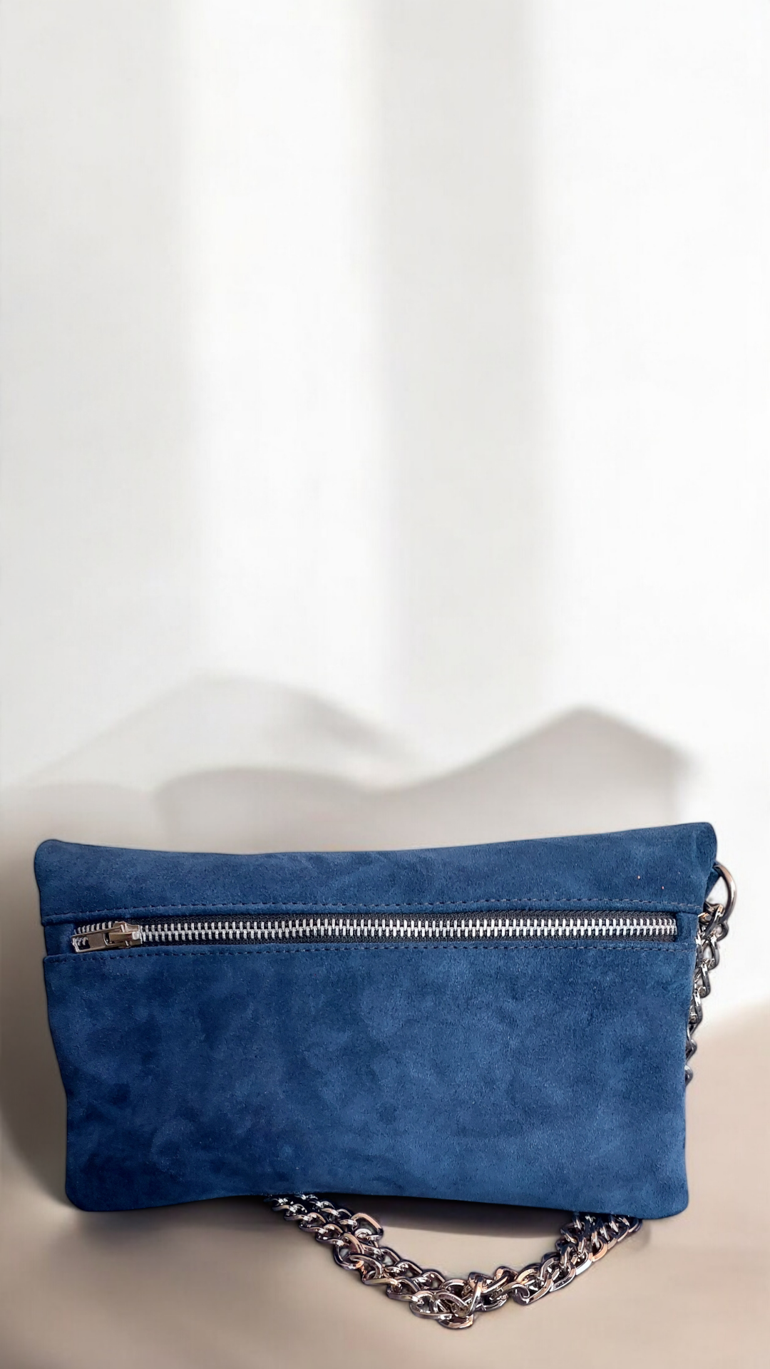 Clutch Cuero Queen Blue