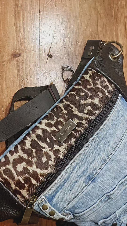 Maxi Banano Print Denim