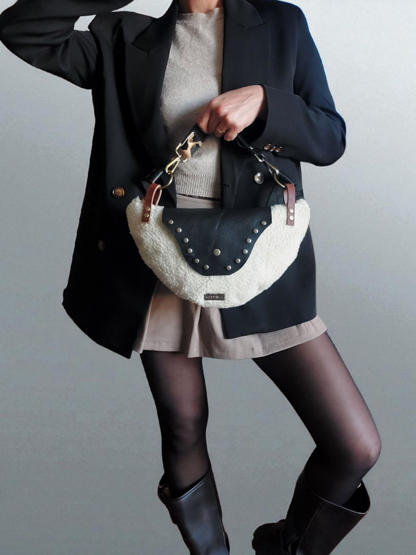 Medialuna corderito Bag