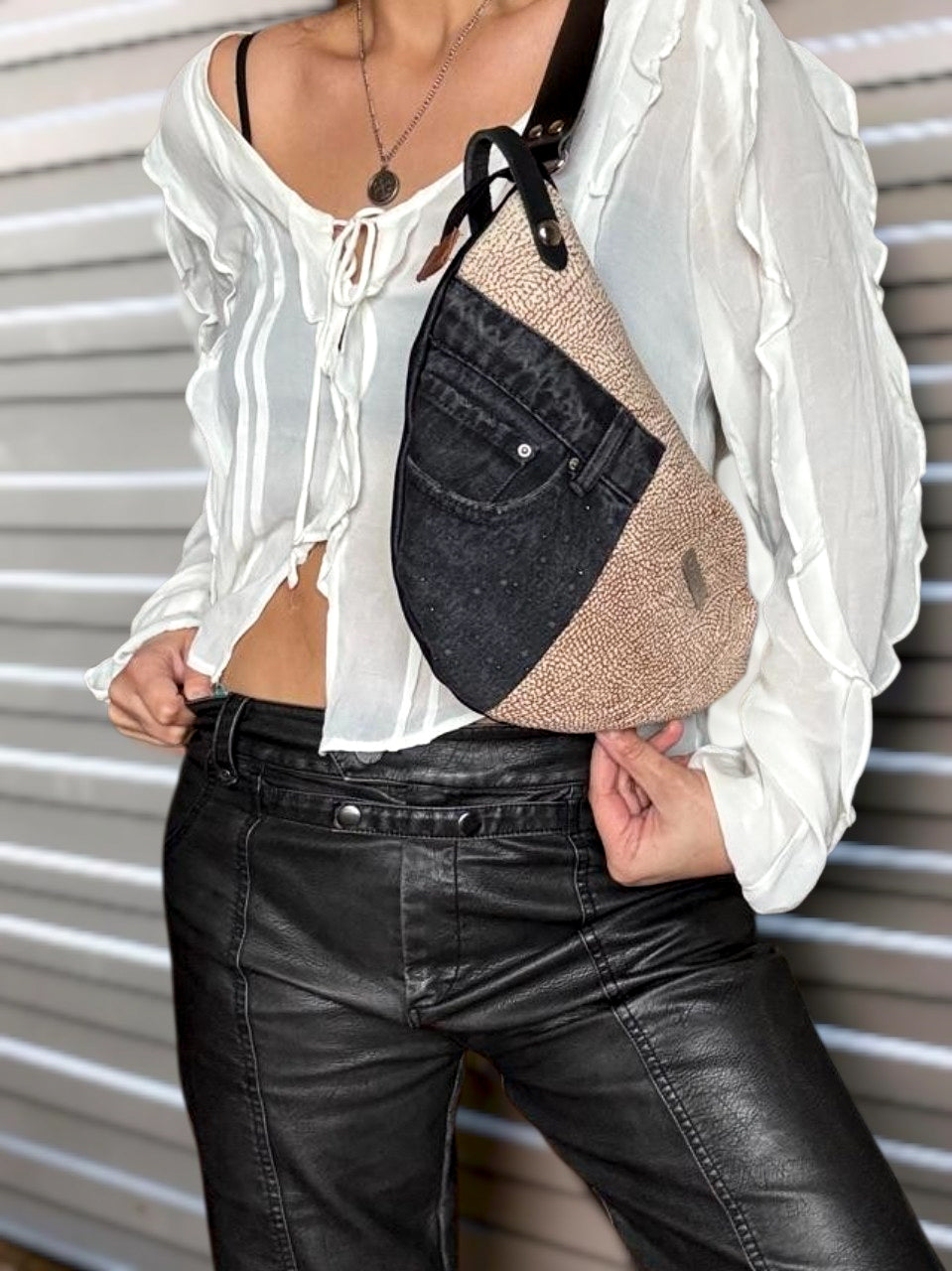 Medialuna Denim BLack