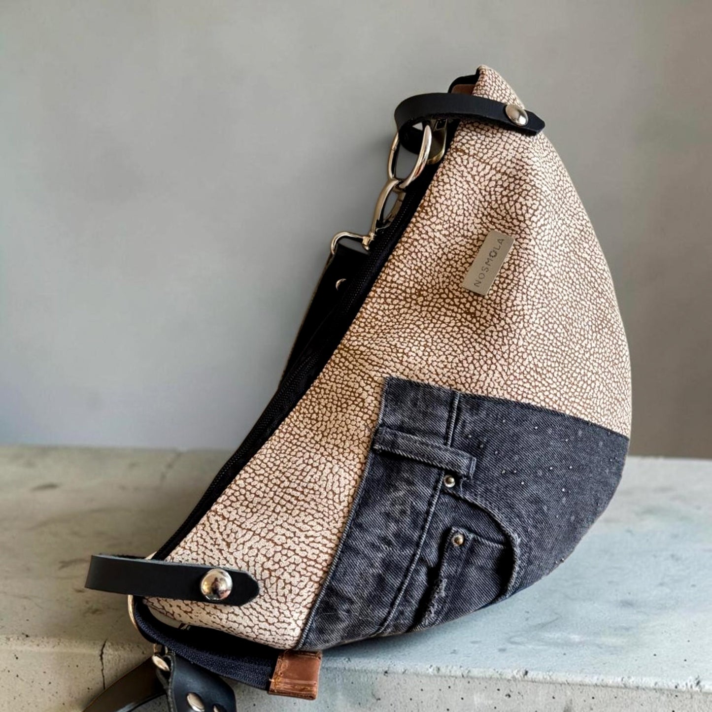 Medialuna Denim BLack