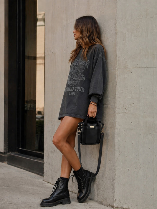 Pocket tote Black