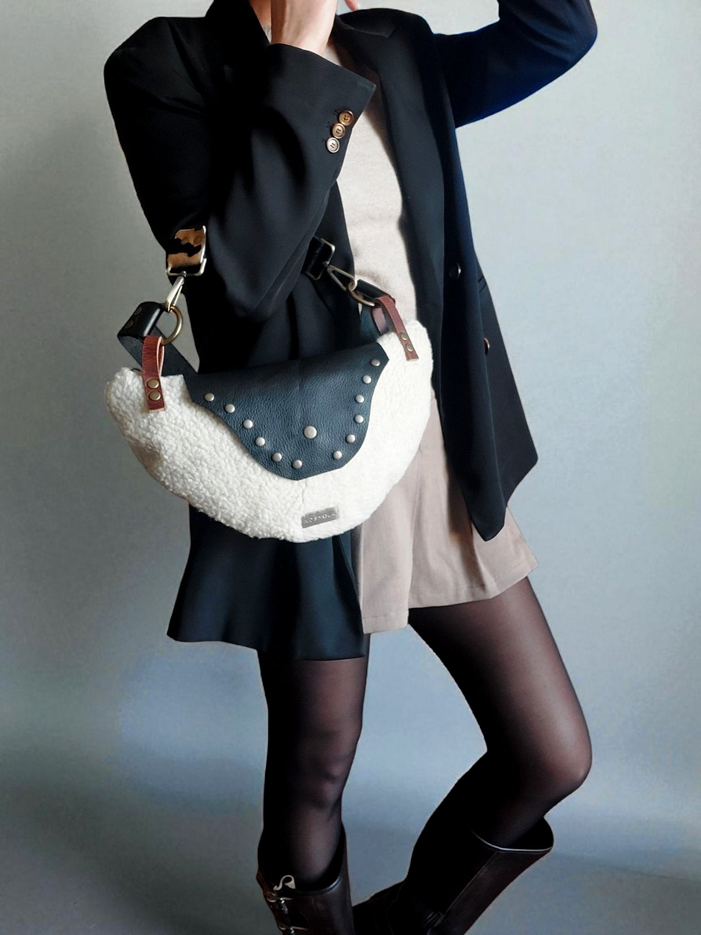 Medialuna corderito Bag